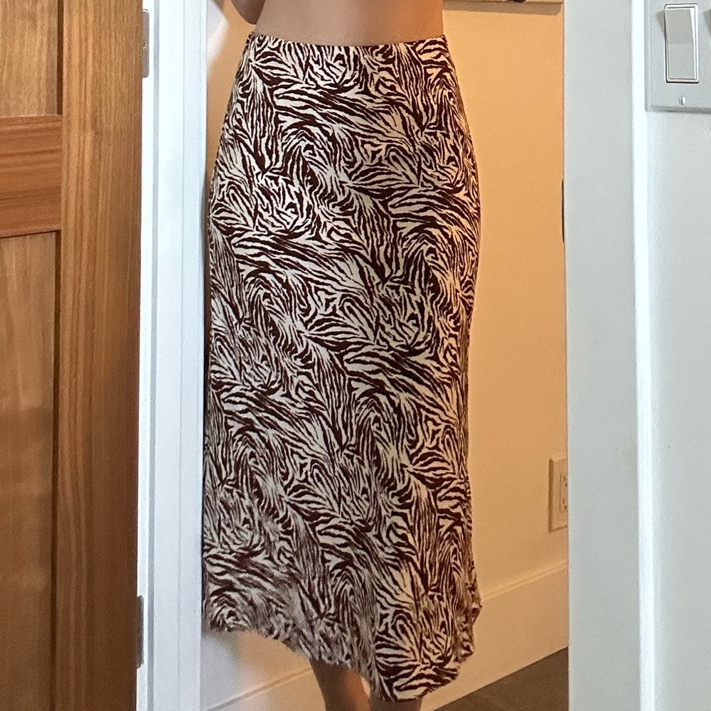 🐅 Lucy Paris Tiger Stripe Silky Skirt 🐅 - Picture 3 of 5